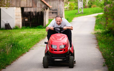 Take it Easy on the Beers While Riding a Lawn Mower