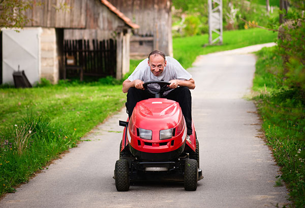Take it Easy on the Beers While Riding a Lawn Mower