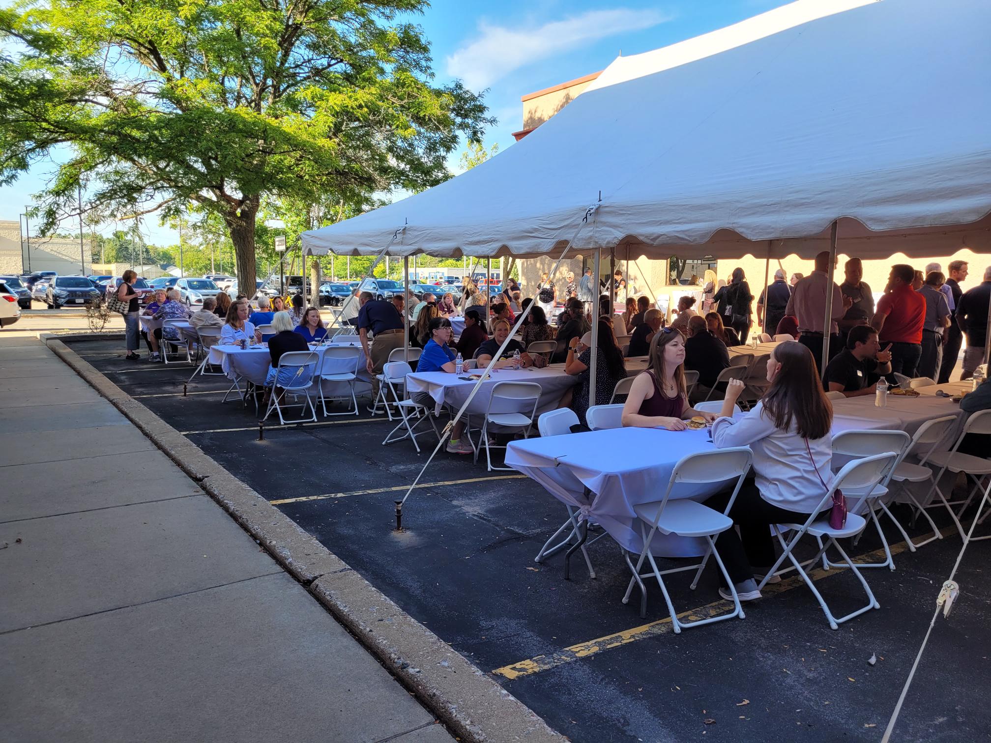 Business After Hours 2023 under tent