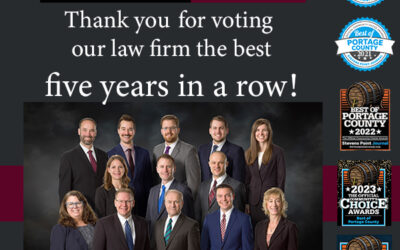 Anderson O’Brien, LLP Voted Best Law Firm in Portage County