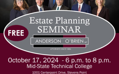 Free Estate Planning Seminar October 17